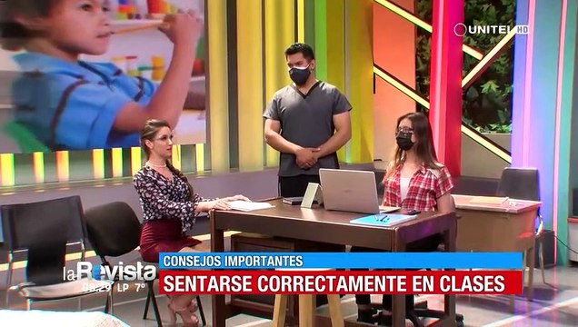 Sepa cómo evitar lastimarse la espalda manteniendo buena postura en clases virtuales