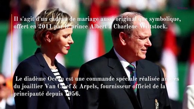 Princesse Charlene : sublime sirène avec sa tiare en diamants pour ses 44 ans… Le secret de ce bijou offert par le prince Albert