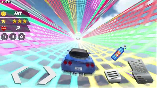 Crazy Mega Ramp Car Stunts / Impossible Super Car Driver / Android GamePlay #2