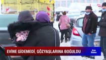 İstanbul'da kar sürücülere kabusu yaşattı,  evine gidemeyen bir sürücü gözyaşlarına boğuldu