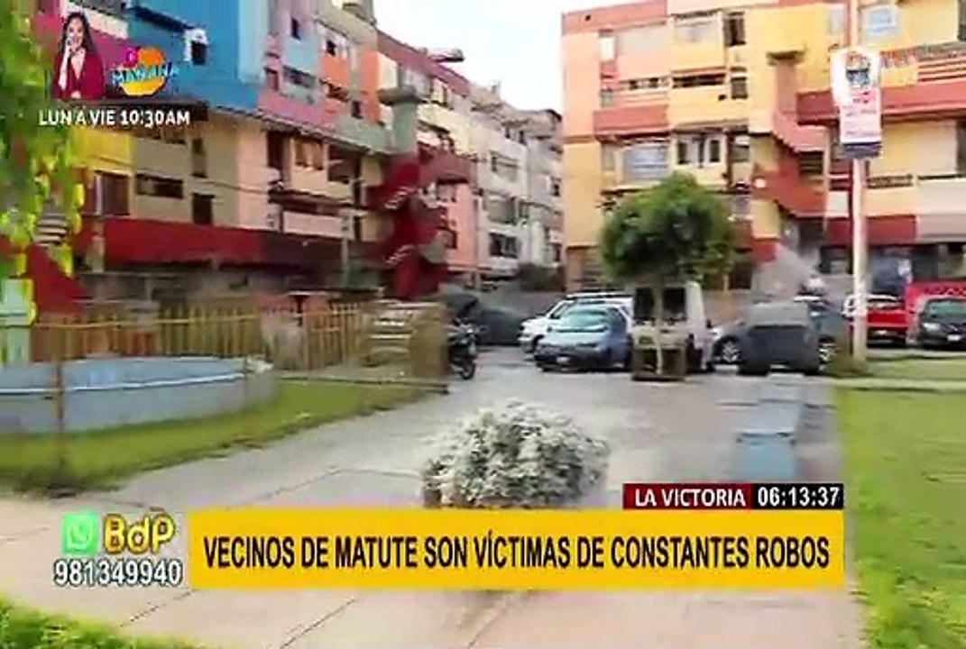 La Victoria: vecinos de Matute son víctimas de violentos asaltos a cualquier hora del día