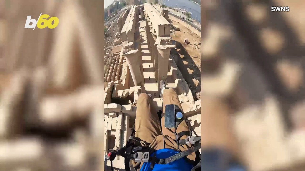 Birdseye Egypt! Paramotor Shows Sky-high Footag...