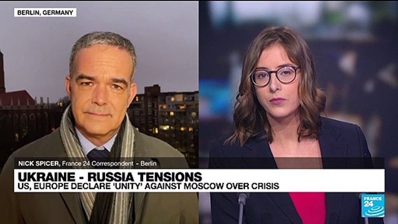 Ukraine tensions: German chancellor to discuss Russia with France's Macron
