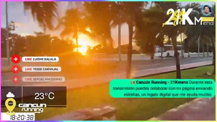 Conoce Cancún, hermoso atardecer enero 2022