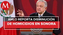 Ha habido disminución considerable de homicidios en Sonora, a excepción de Cajeme: AMLO