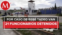 Sube a 21 los funcionarios de Puebla detenidos por bebé hallado en San Miguel