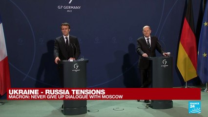 REPLAY - Ukraine tensions: France and Germany discuss common path to de-escalation