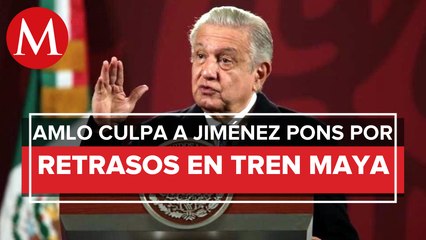 Jiménez Pons no se aplicó en obra del Tren Maya: AMLO