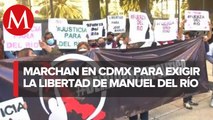 Marchan en CdMx por la liberación de José Manuel del Río Virgen