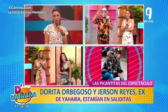 Picantitas del espectáculo: Dorita Orbegoso niega romance con Jerson Reyes tras ser captados juntos
