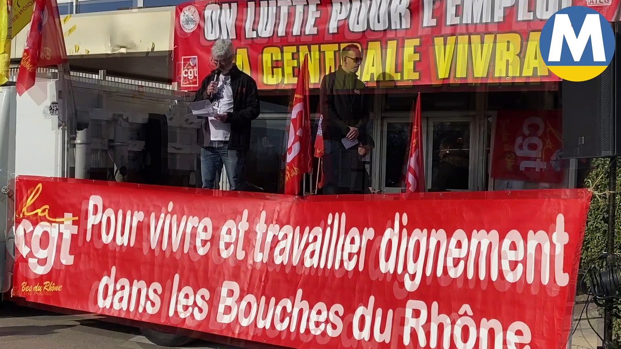 Meeting de lutte à la centrale de Gardanne