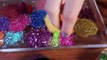 Mixing Makeup, Glitter and Mini Glitter Into Clear Slime ! MOST SATISFYING SLIME VIDEO ! #7