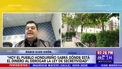 ¡Congreso de Jorge Cálix inicia derogación de la “Ley de Secretos!