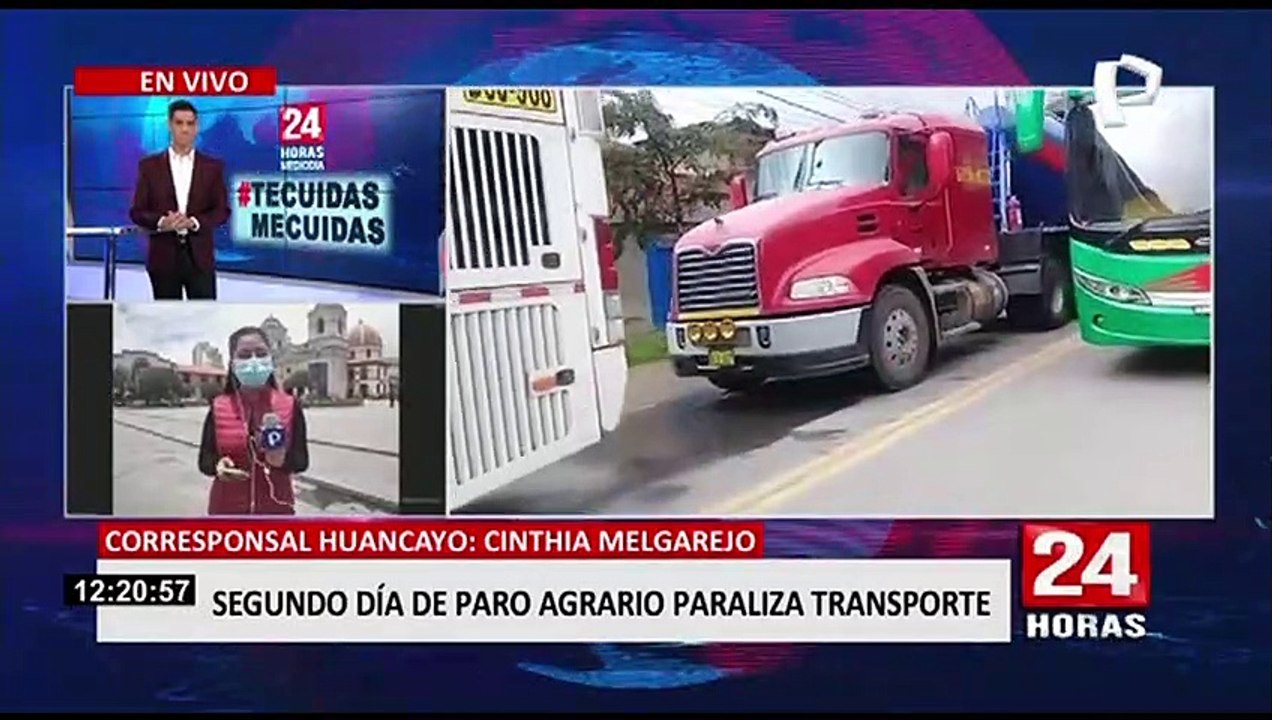 Paro agrario en Huancayo: segundo día de paralización en La Oroya