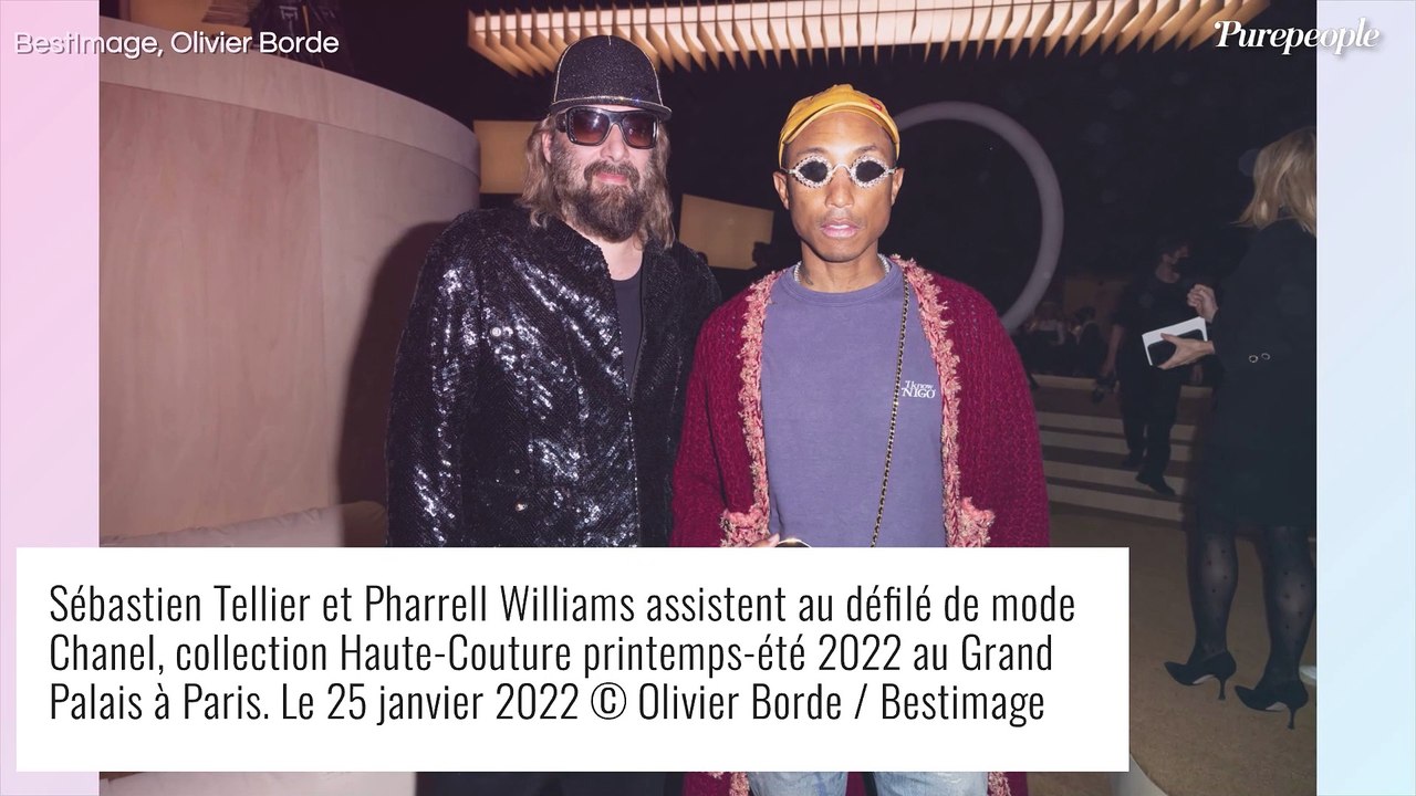 Pharrell Williams en famille, Sébastien Tellier... Spectateurs matinaux pour Chanel