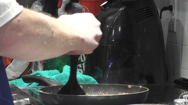 Tank Cooks Bison Tacos