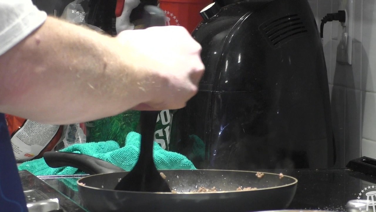 Tank Cooks Bison Tacos