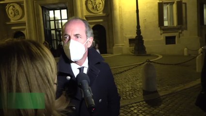 Quirinale, Zaia: "Avanti step by step, i nomi proposti sono di qualita'"