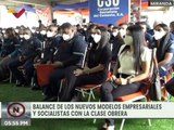 Clase obrera trabajadora protagoniza proyecto del nuevo modelo empresarial y socialista