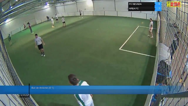 But de Antoine (4-1) - FC NEVADA Vs AREA FC - 25/01/22 21:00 - LIGUE 2 - Poitiers Game Parc
