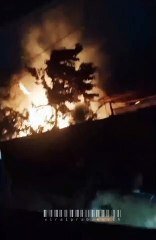SATU RUMAH WARGA DEPAN PALM KIDS PRABUMULIH LUDES TERBAKAR