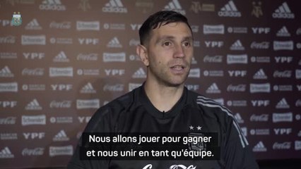 Argentine - Martinez : "Montrer le meilleur de nous-mêmes pour aller à la Coupe du Monde"