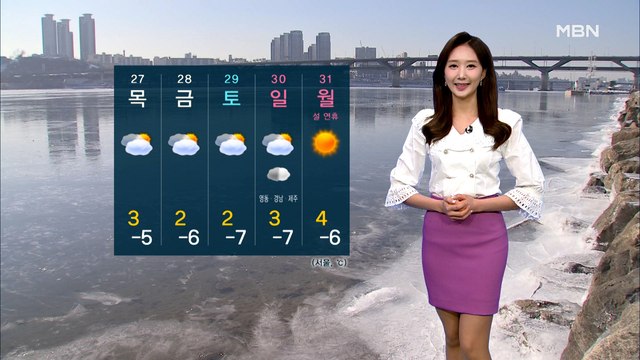 [굿모닝MBN 날씨]출근길 안개·빙판길 주의…서쪽 초미세먼지 '나쁨'