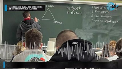 Monedero se burla del bronceado de Sánchez ante sus alumnos: "Biden, tienes que cogerle el teléfono"