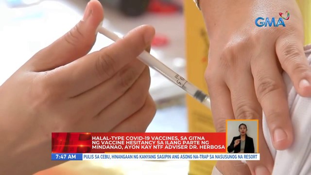 Halal-type COVID-19 vaccines, sa gitna ng vaccine hesitancy ng ilang parte ng Mindanao - NTF adviser Dr. Herbosa | UB