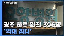 광주 하루 확진 396명 '역대 최다'...방역 체계 전환 / YTN