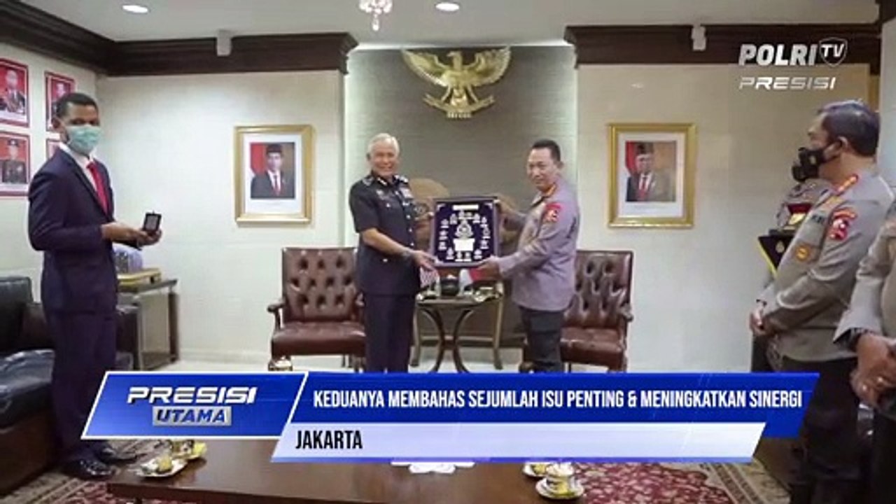Kapolri bertemu dengan Kepala Kepolisian Malaysia bahas permasalahan yang terjadi di Indonesia dan Malaysia