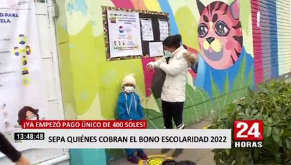 Bono escolaridad 2022: Sepa quiénes recibirán este pago de 400 soles