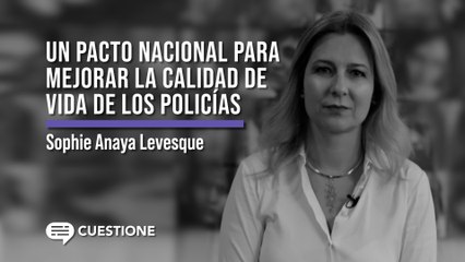 Un pacto nacional para mejorar la calidad de vida de los policías