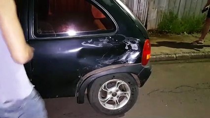 Colisão entre veículo Corsa e motocicleta mobilizou Corpo de Bombeiros em Cascavel