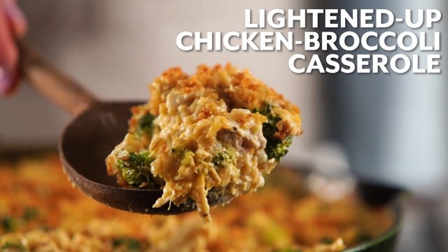 Lightened-Up Chicken-Broccoli Casserole