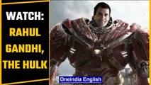 Channi is Thor, Rahul Gandhi becomes Hulk in Punjab Congress’ new campaign video | Oneindia News
