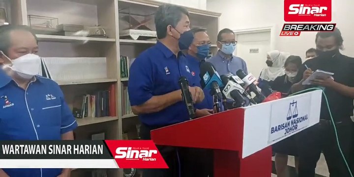 Sidang media Timbalan Presiden UMNO, Datuk Seri Mohamad Hasan