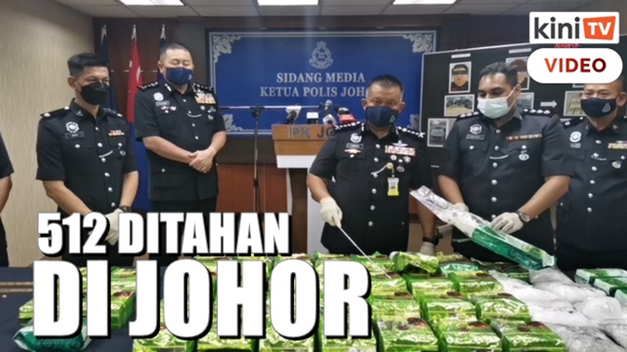 Polis Johor berjaya tahan 512 individu dalam Op Tapis Khas