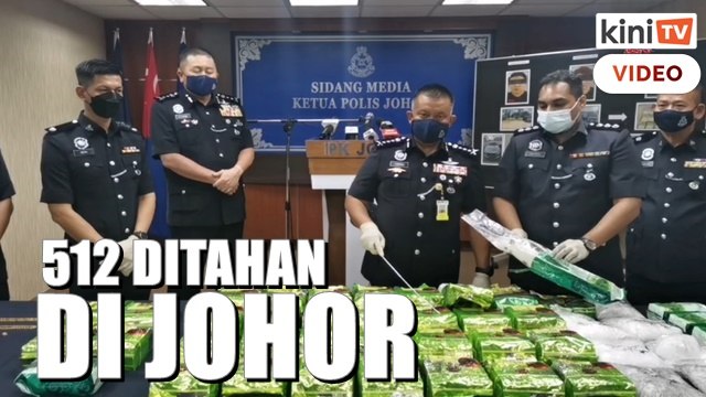 Polis Johor berjaya tahan 512 individu dalam Op Tapis Khas