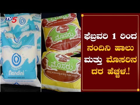 ನಂದಿನಿ ಹಾಲು, ಮೊಸರಿನ ದರ ಹೆಚ್ಚಳಕ್ಕೆ ಸರ್ಕಾರ ಗ್ರೀನ್​ ಸಿಗ್ನಲ್​ | Nandini Milk Product | KMF | TV5 Kannada