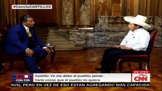 Pedro Castillo hace papelon frente a periodista de CNN en entrevista 2022 - parte 2
