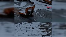İstanbul’da kepçe suya gömüldü, operatör aranıyor