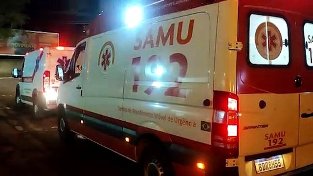 Três ambulâncias são mobilizadas para socorrerem idosa com suspeita de Covid-19 que passou mal no Centro