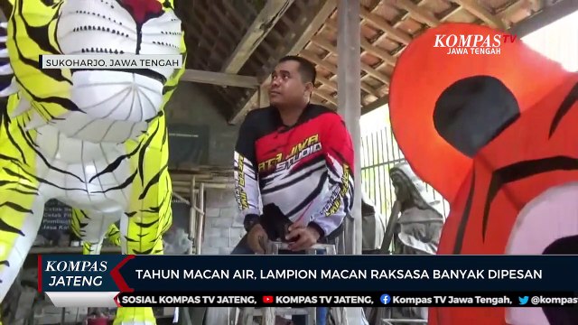 Tahun Macan Air, Lampion Macan Raksasa Banyak Dipesan