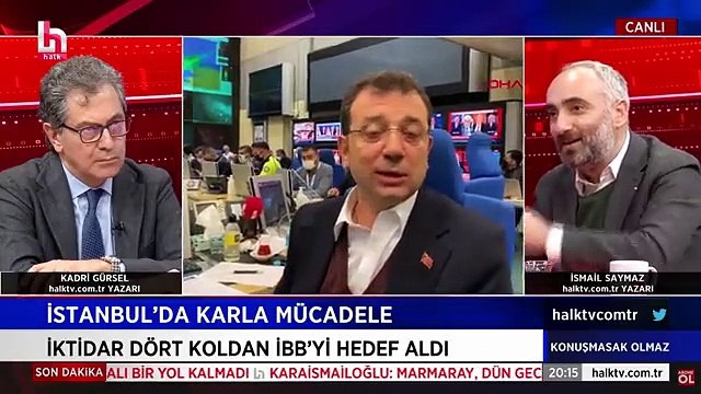 Gazeteci İsmail Saymaz: Gaziantep otoyolu kardan 24 saat kapandı, iktidar yanlısı medyadan kaç tanesi, Fatma Şahin nerede yemek yedin diye soru sordu
