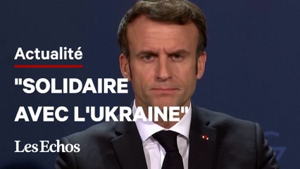 Ukraine : "S'il devait y avoir une agression, la riposte sera là et le coût sera très élevé", prévient Macron