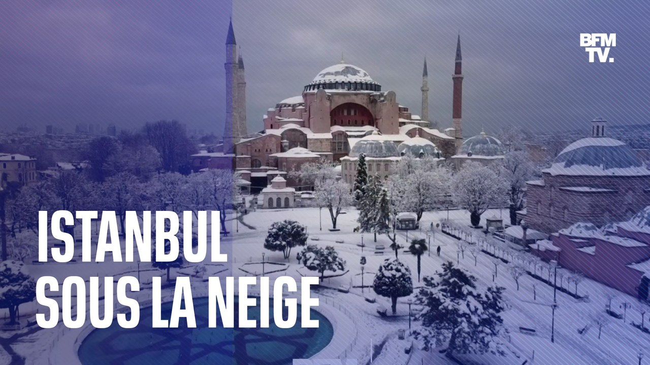 Les images de Sainte-Sophie et de la Mosquée Bl...