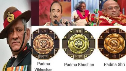 Скачать видео: Padma Awards 2022: తెలుగు రాష్ట్రాల్లో ఎవరెవరికంటే Bipin Rawat కు Padma Vibhushan | Oneindia Telugu