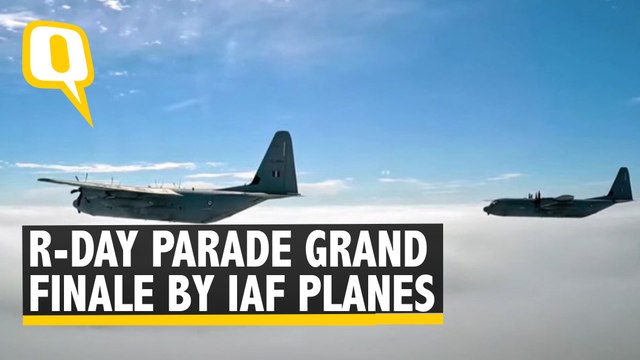 Grand Flypast by 75 Indian Air Force Aircraft, Tiranga Formation at Rajpath