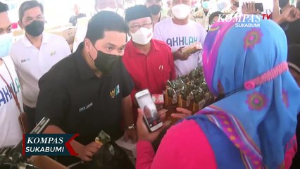 Erick Thohir Gelar Bazar Pasar Murah Minyak Goreng